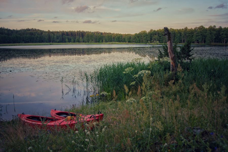 Wieczornie
Rzeka Uła, Litwa
