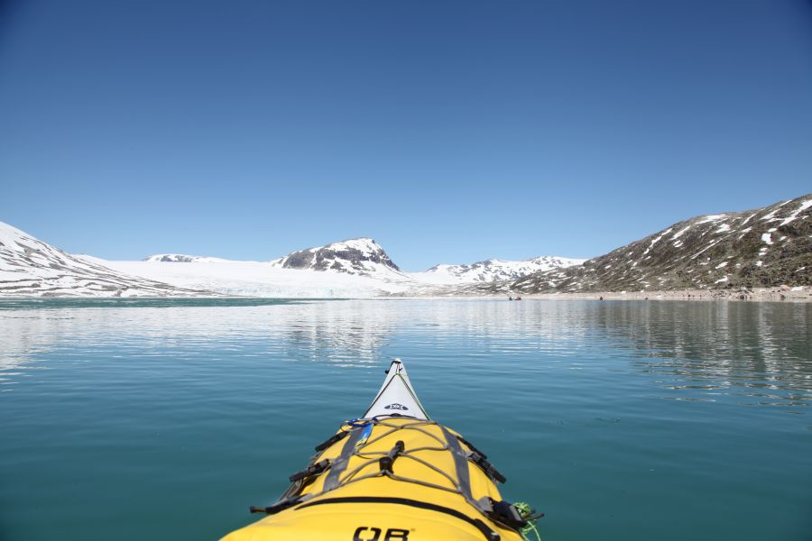 Widok na lodowiec
Przepiękny, surowy, norweski klimat.
Słowa kluczowe: jezioro lodowcowe, Norwegia