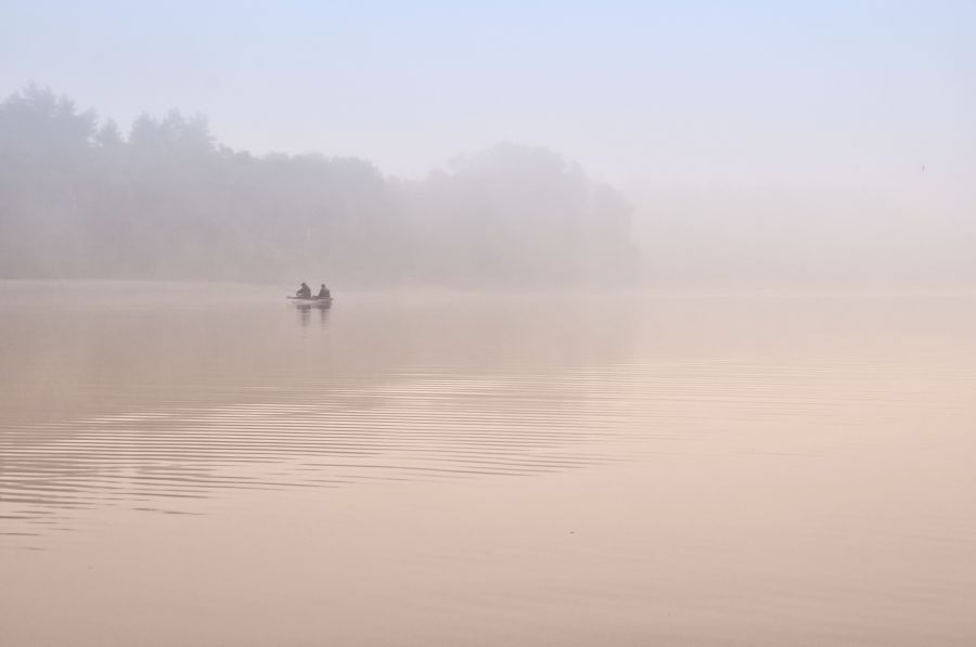 Jesień na Słupi
Słowa kluczowe: Słupia, woda, mgła, jezioro